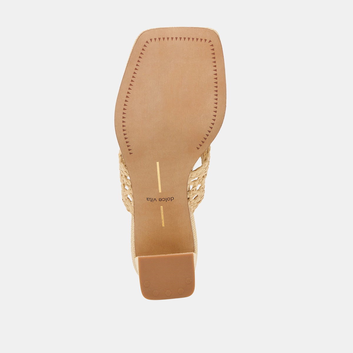 Dolce Vita SHOES Barlo Lt Natural Woven Raffia Heels