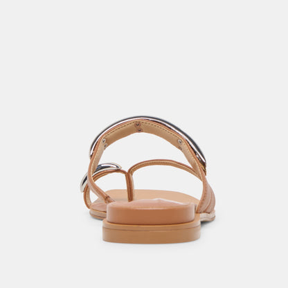 Dolce Vita SHOES Tarina Caramel Leather Sandals