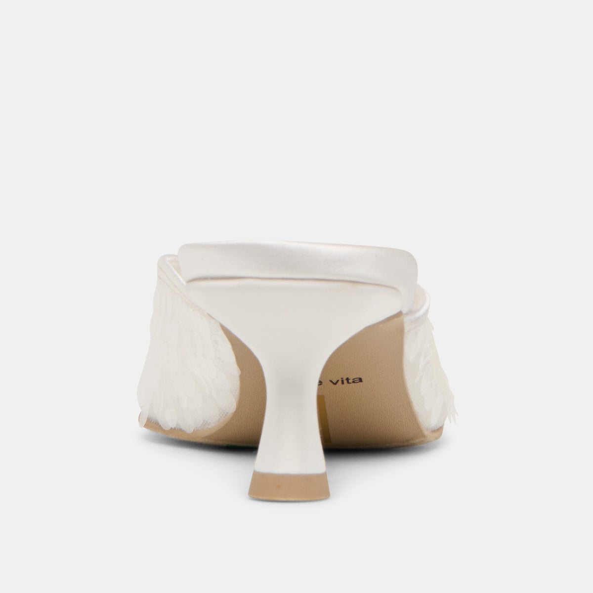 Dolce Vita SHOES Cleo Ivory Sequin Heels