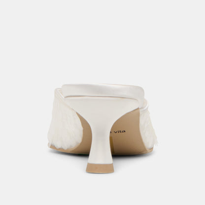 Dolce Vita SHOES Cleo Ivory Sequin Heels