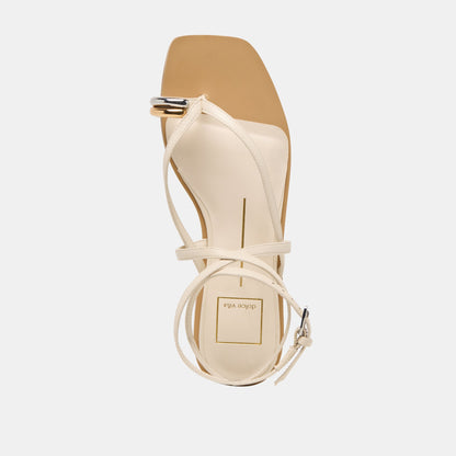 Dolce Vita SHOES Tyrice Bone Leather Sandals
