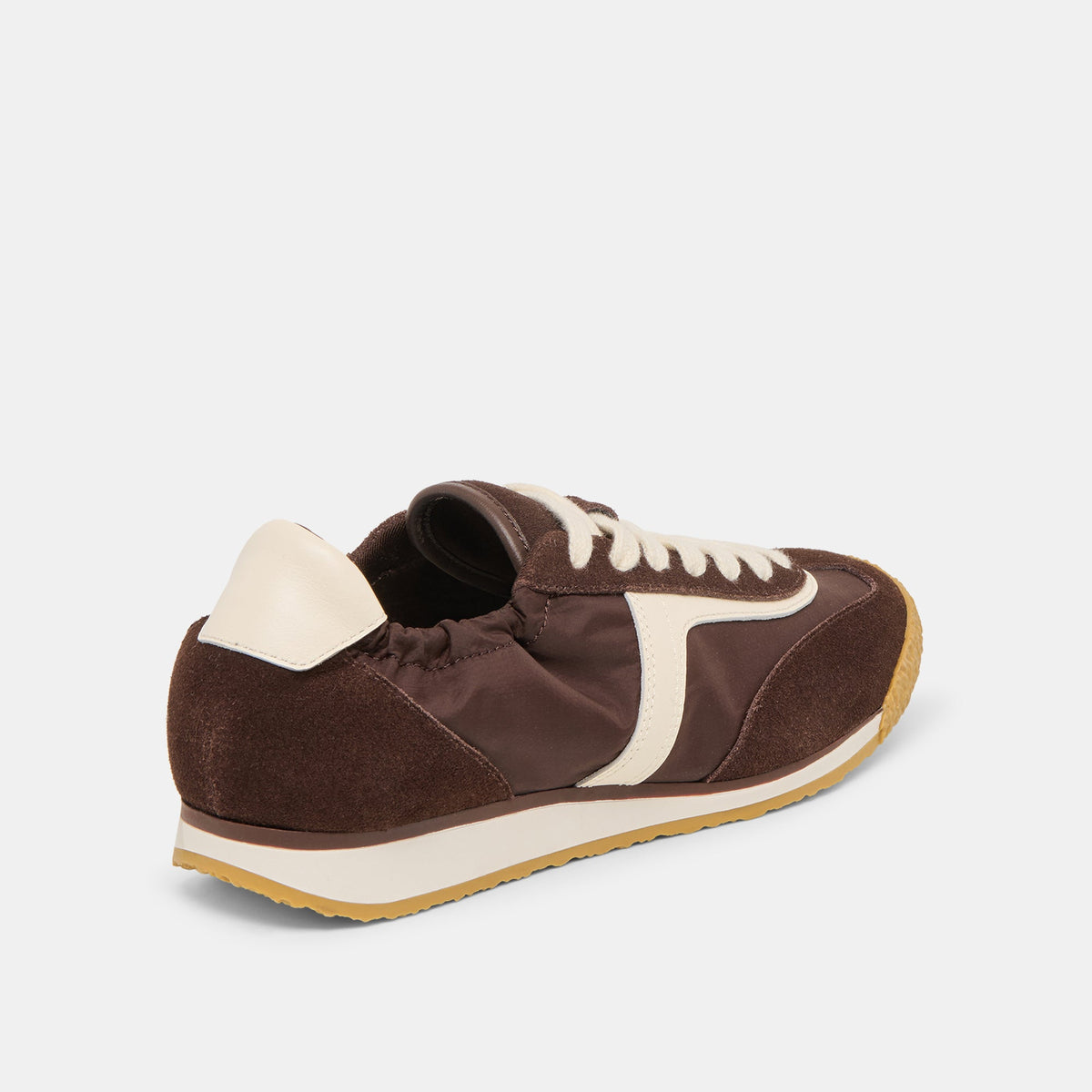 Dolce Vita SHOES Sariya Dk Brown Nylon Sneakers