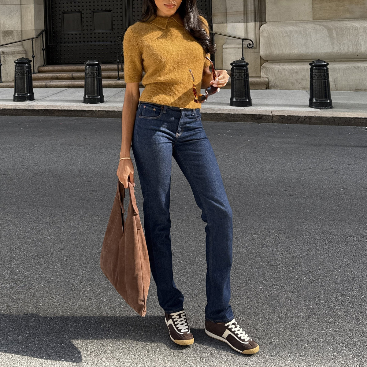 Dolce Vita SHOES Sariya Dk Brown Nylon Sneakers