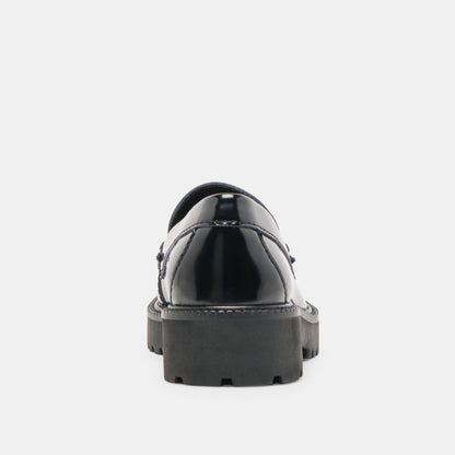 Dolce Vita SHOES Merek Midnight Boxleather Loafers