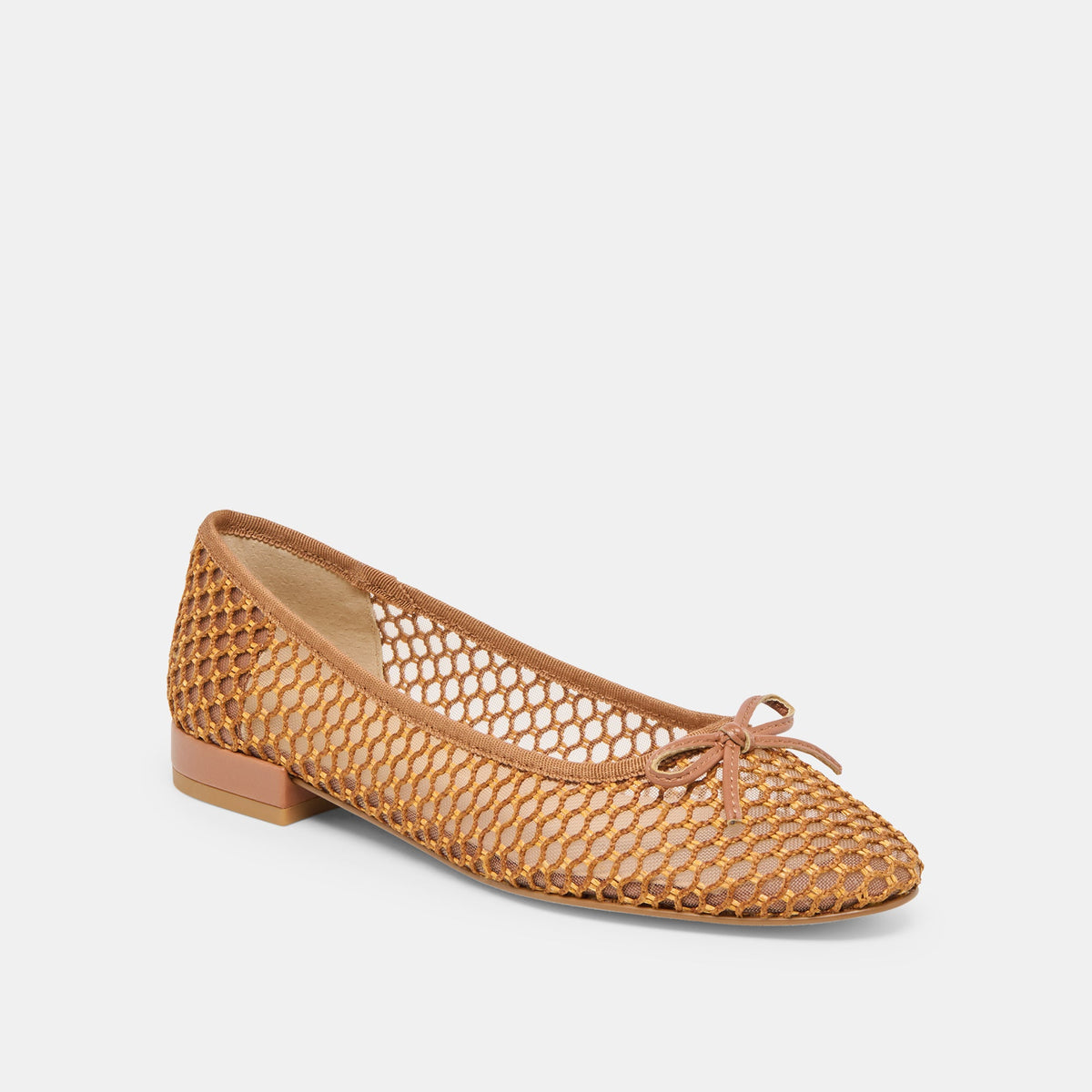 Dolce Vita SHOES Ulicia Coral Woven Mesh Ballet Flats