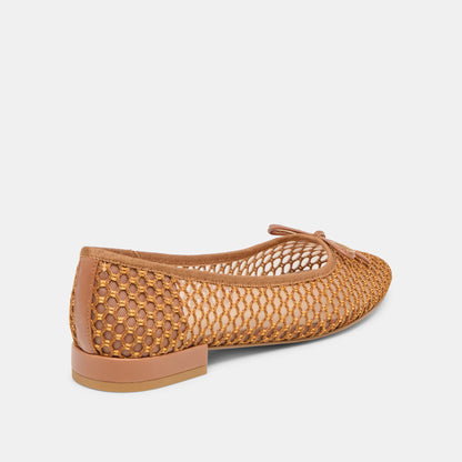 Dolce Vita SHOES Ulicia Coral Woven Mesh Ballet Flats