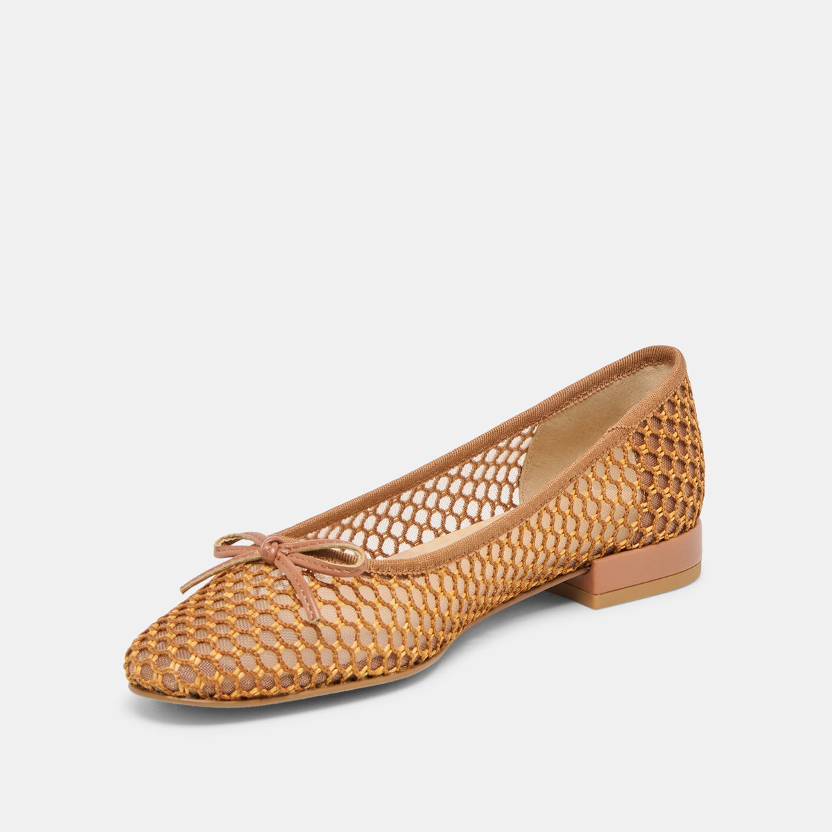 Dolce Vita SHOES Ulicia Coral Woven Mesh Ballet Flats
