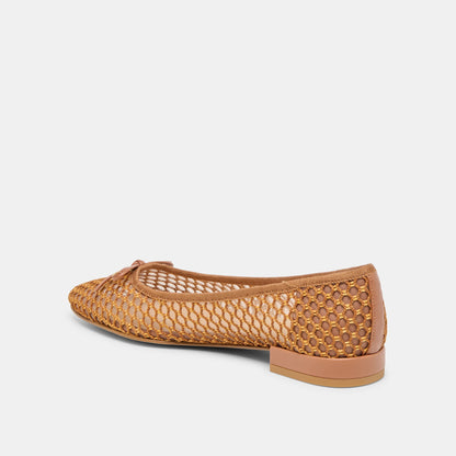 Dolce Vita SHOES Ulicia Coral Woven Mesh Ballet Flats