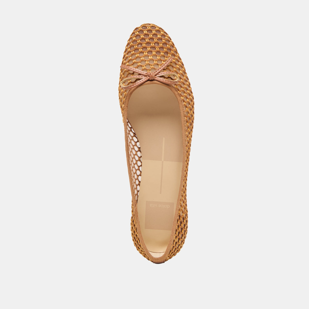 Dolce Vita SHOES Ulicia Coral Woven Mesh Ballet Flats