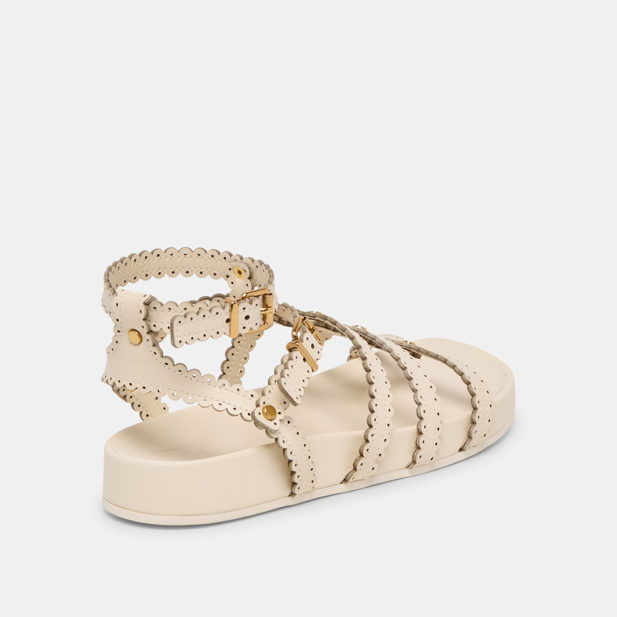 Dolce Vita SHOES Susana Creme Leather Sandals