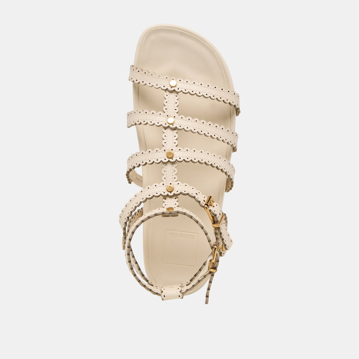 Dolce Vita SHOES Susana Creme Leather Sandals
