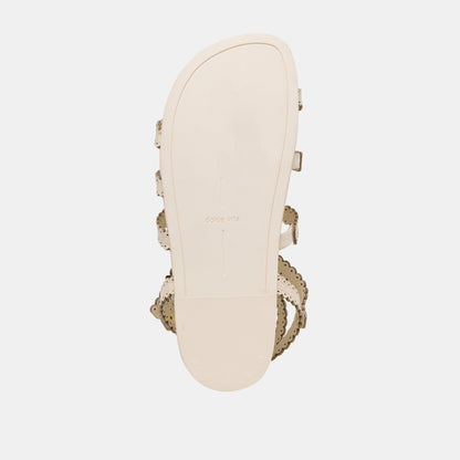 Dolce Vita SHOES Susana Creme Leather Sandals