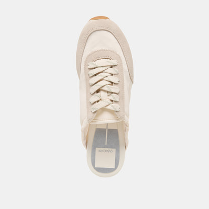 Dolce Vita SHOES Daris White Nylon Sneakers