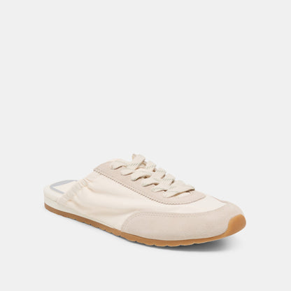 Dolce Vita SHOES Daris White Nylon Sneakers