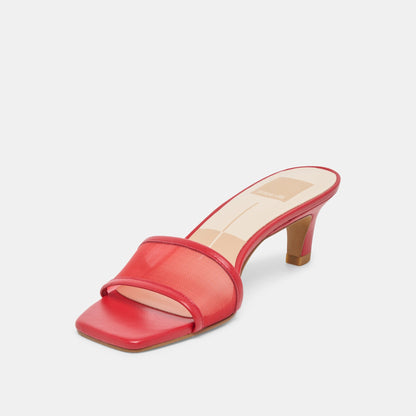 Dolce Vita SHOES Rexa Mesh Cherry Mesh Heels