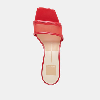 Dolce Vita SHOES Rexa Mesh Cherry Mesh Heels