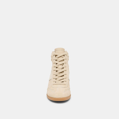 Dolce Vita SHOES Issac Oatmeal Suede Sneakers