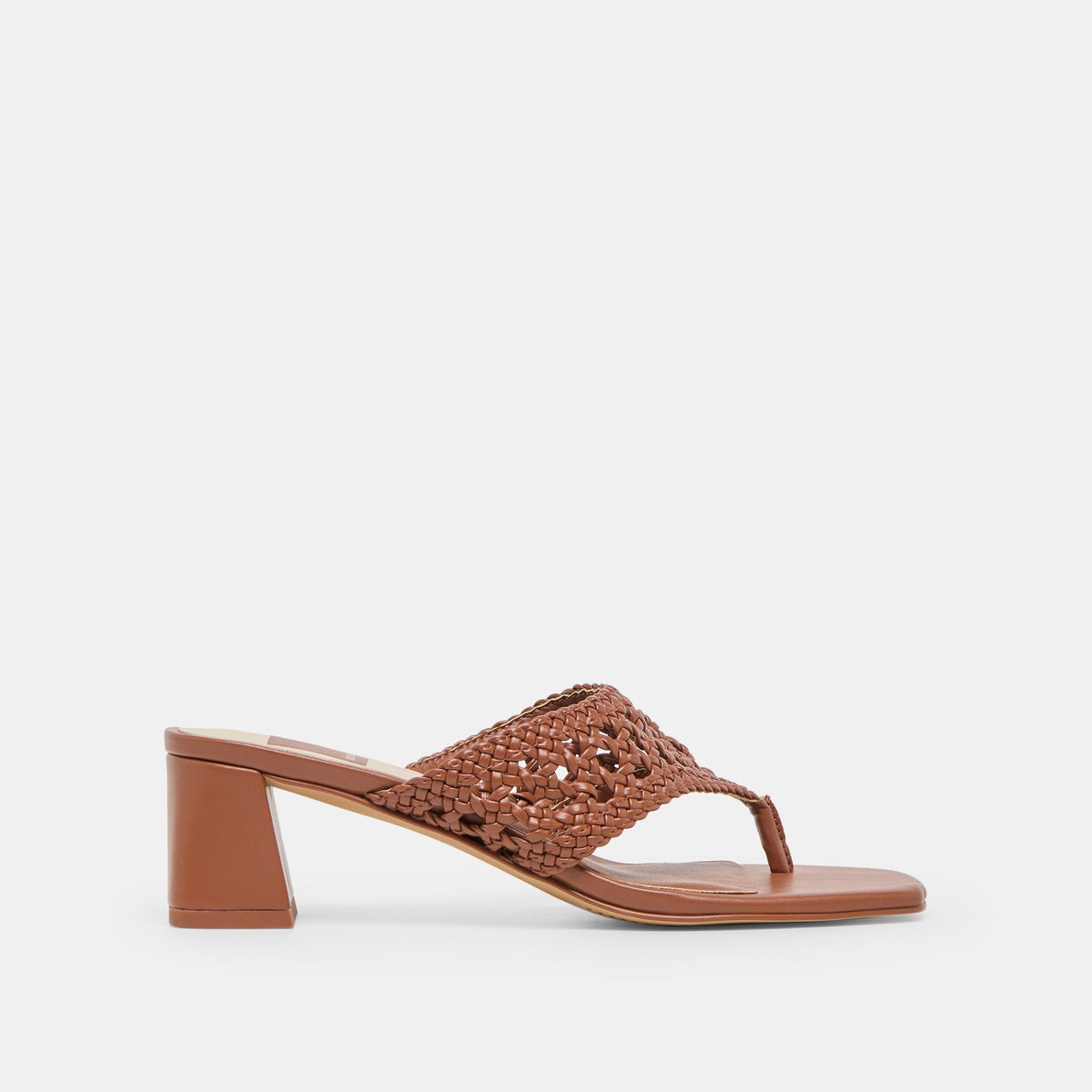 Dolce Vita SHOES Barlo Cognac Woven Stella Heels