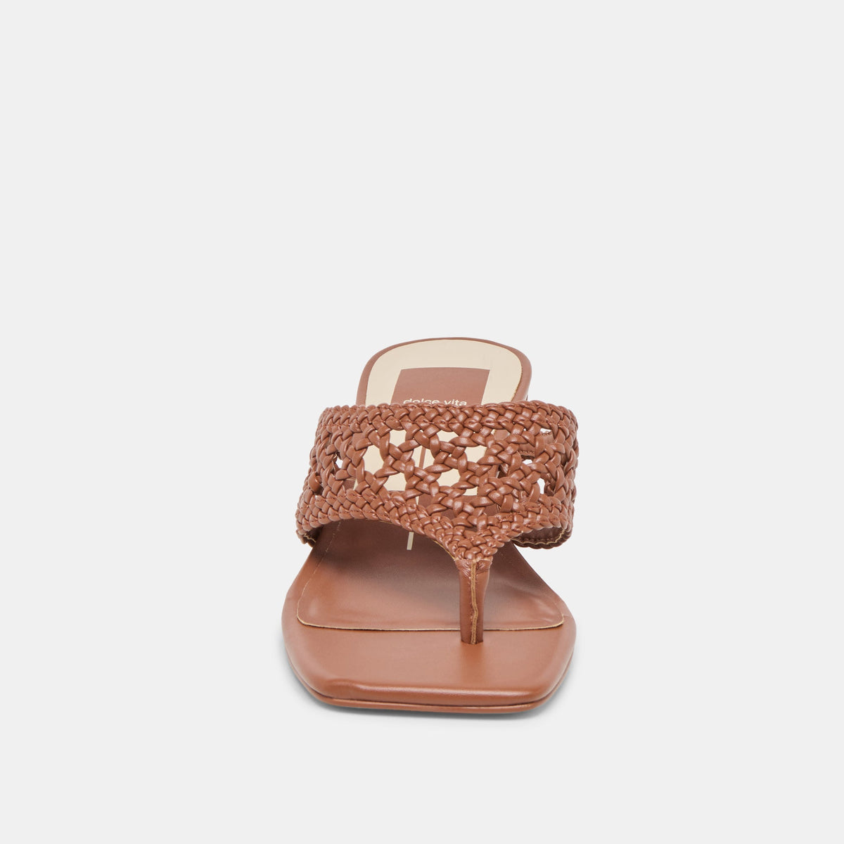 Dolce Vita SHOES Barlo Cognac Woven Stella Heels