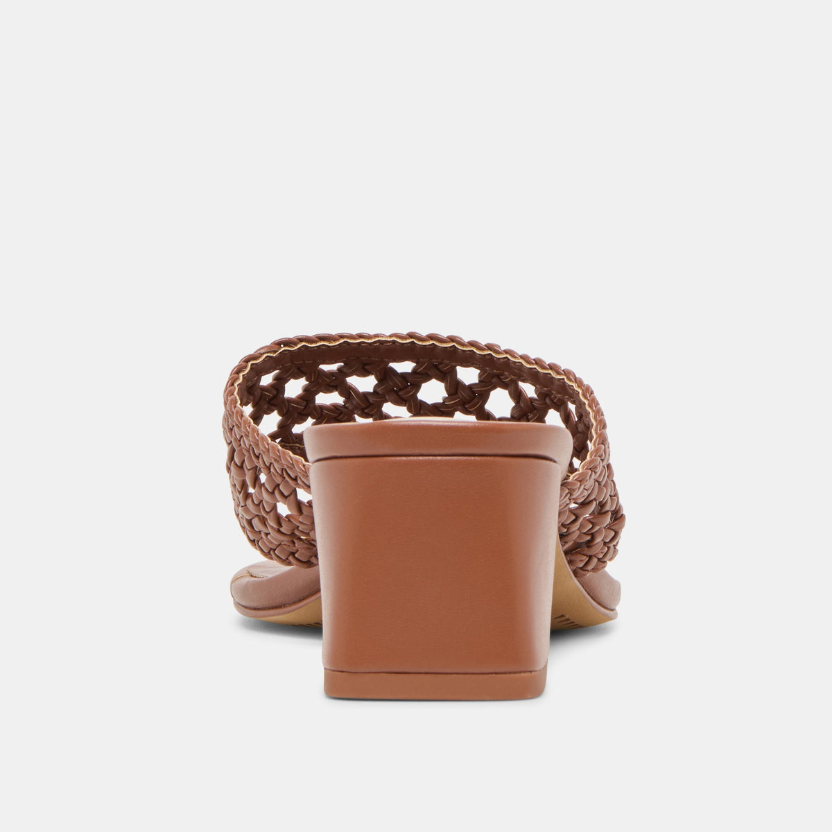 Dolce Vita SHOES Barlo Cognac Woven Stella Heels
