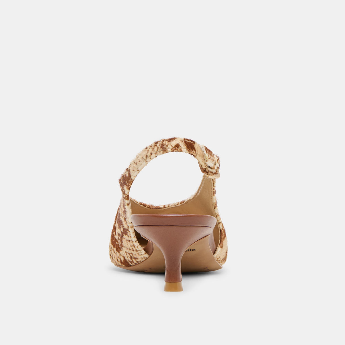 Dolce Vita SHOES Alenna Brown Snake Calf Hair Heels