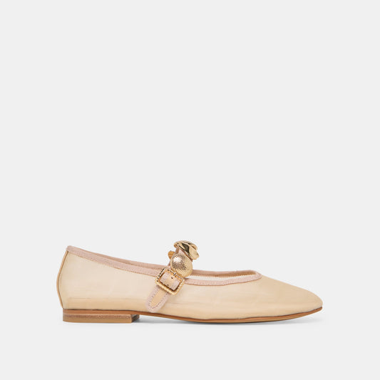 Dolce Vita SHOES Relan French Vanilla Mesh Ballet Flats