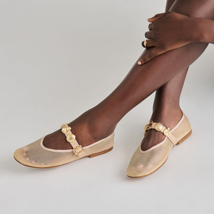 Dolce Vita SHOES Relan French Vanilla Mesh Ballet Flats