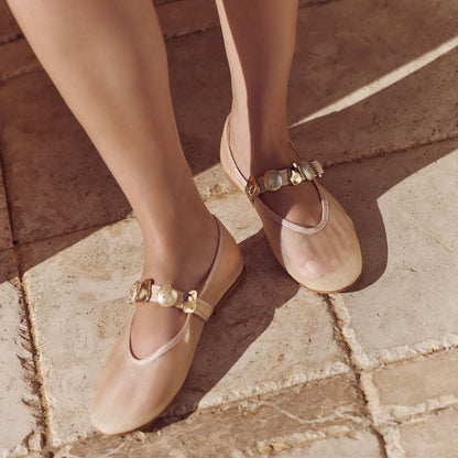 Dolce Vita SHOES Relan French Vanilla Mesh Ballet Flats