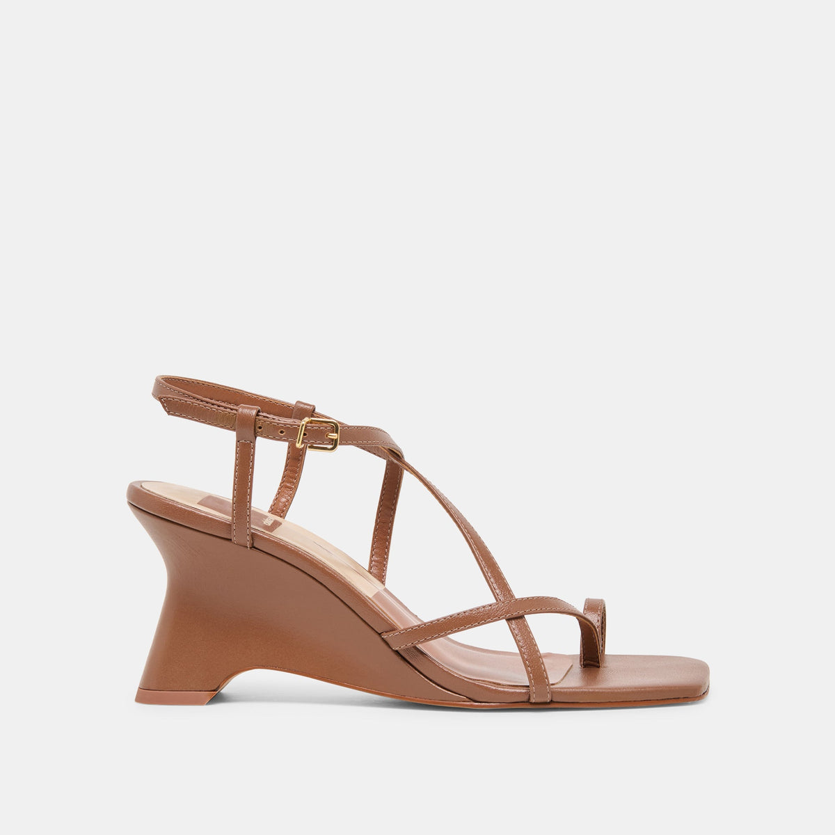 Dolce Vita SHOES Aylee Cognac Leather Wedges