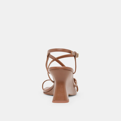 Dolce Vita SHOES Aylee Cognac Leather Wedges