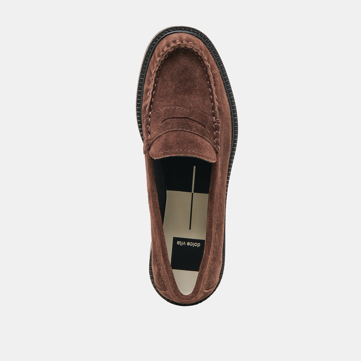 Dolce Vita SHOES Merek Dk Brown Suede Loafers