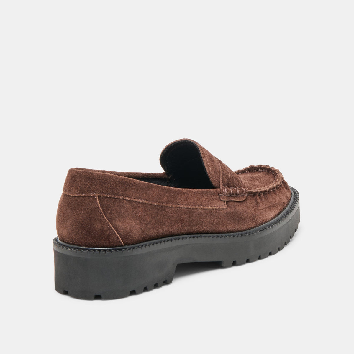 Dolce Vita SHOES Merek Dk Brown Suede Loafers