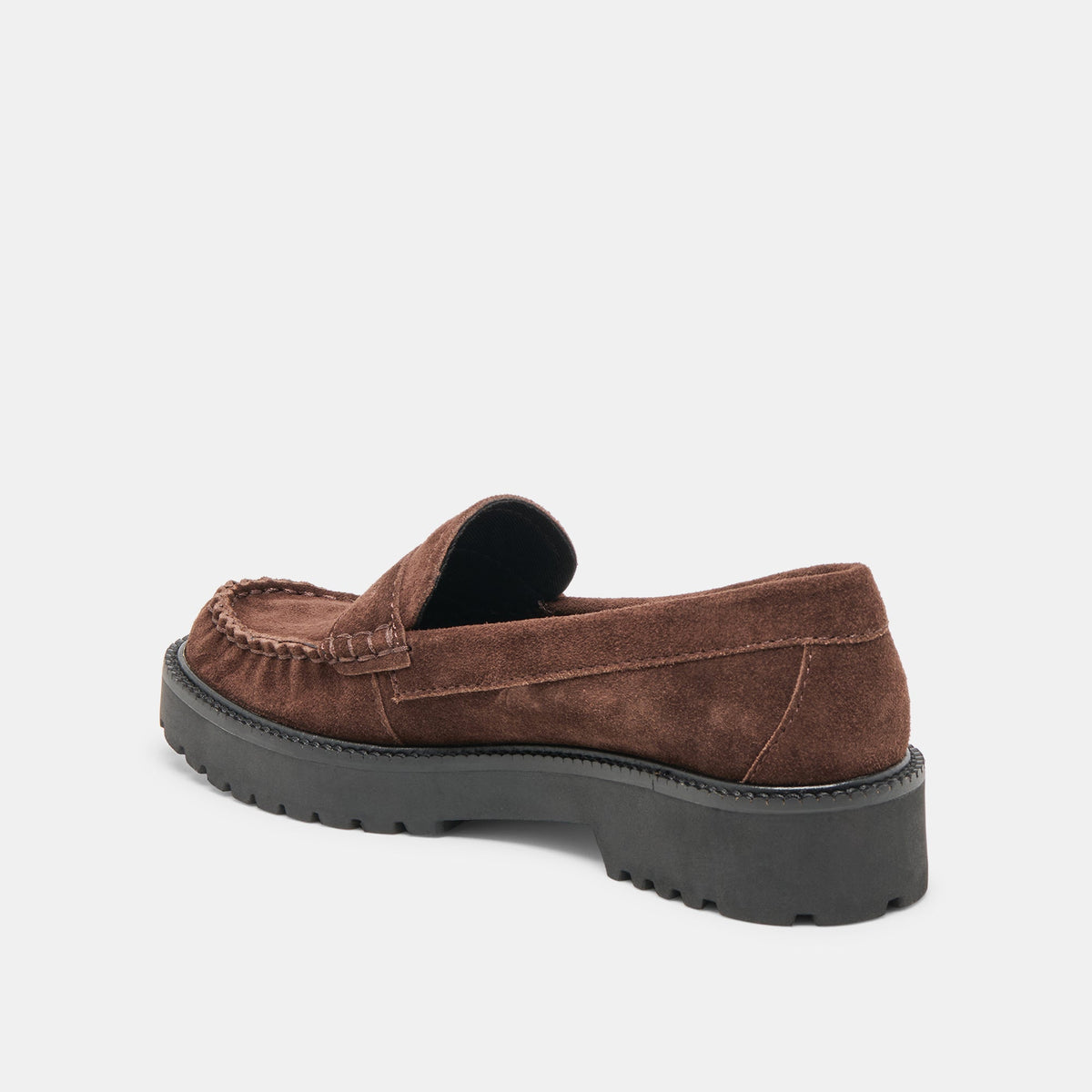 Dolce Vita SHOES Merek Dk Brown Suede Loafers