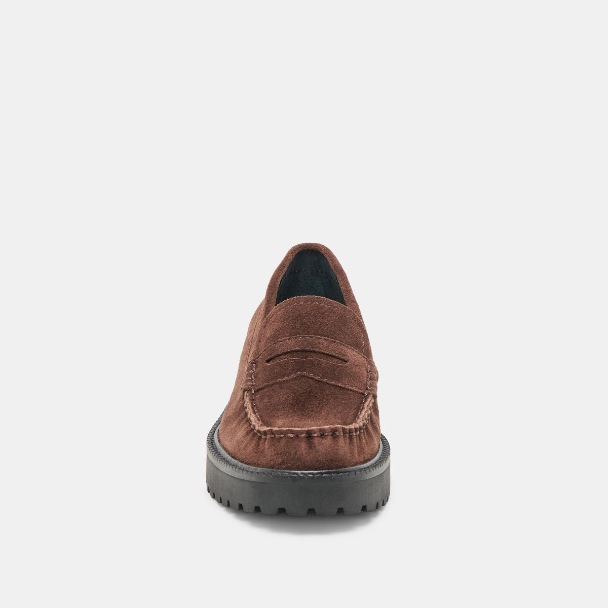 Dolce Vita SHOES Merek Dk Brown Suede Loafers