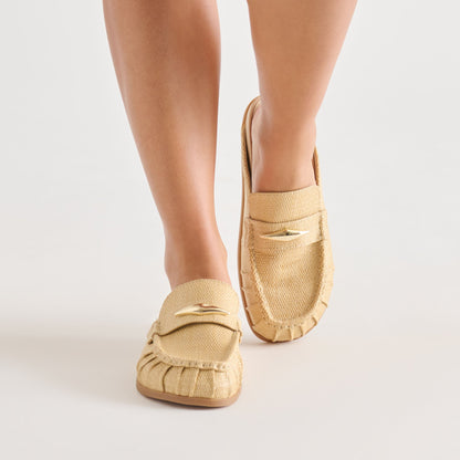Dolce Vita SHOES Jodero Lt Natural Raffia Flats