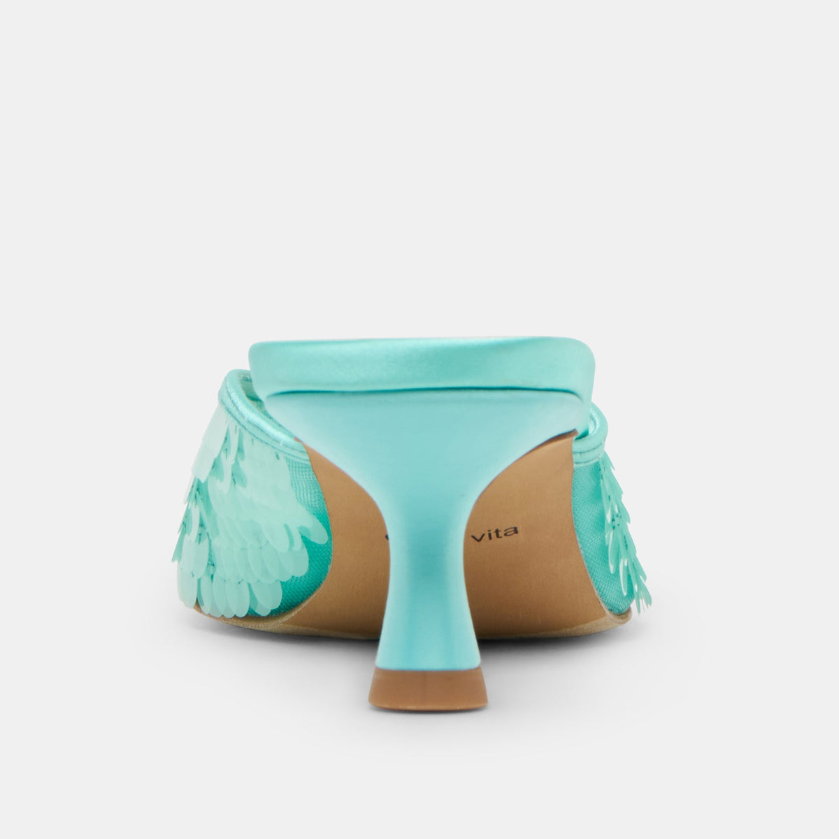 Dolce Vita SHOES Cleo Sequin Aqua Sequin Heels