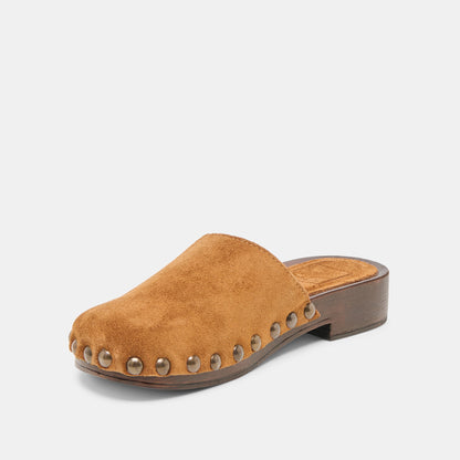 Dolce Vita SHOES Alanis Chestnut Suede Flats