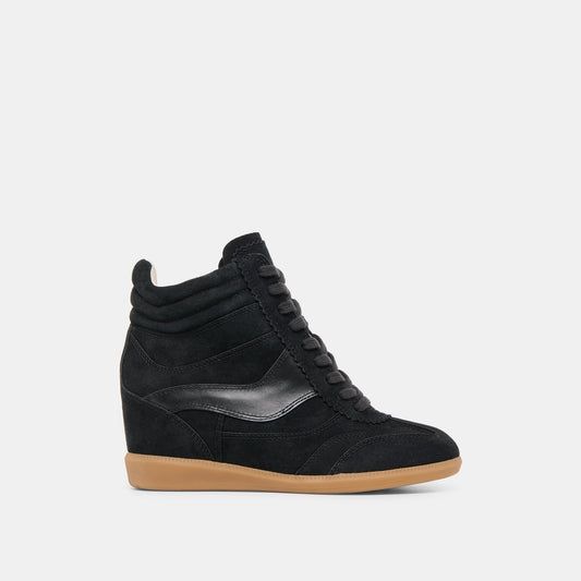 Dolce Vita SHOES Issac Onyx Suede Sneakers