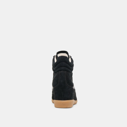 Dolce Vita SHOES Issac Onyx Suede Sneakers