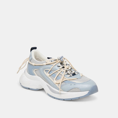 Dolce Vita SHOES Selmar Blue Multi Leather Sneakers
