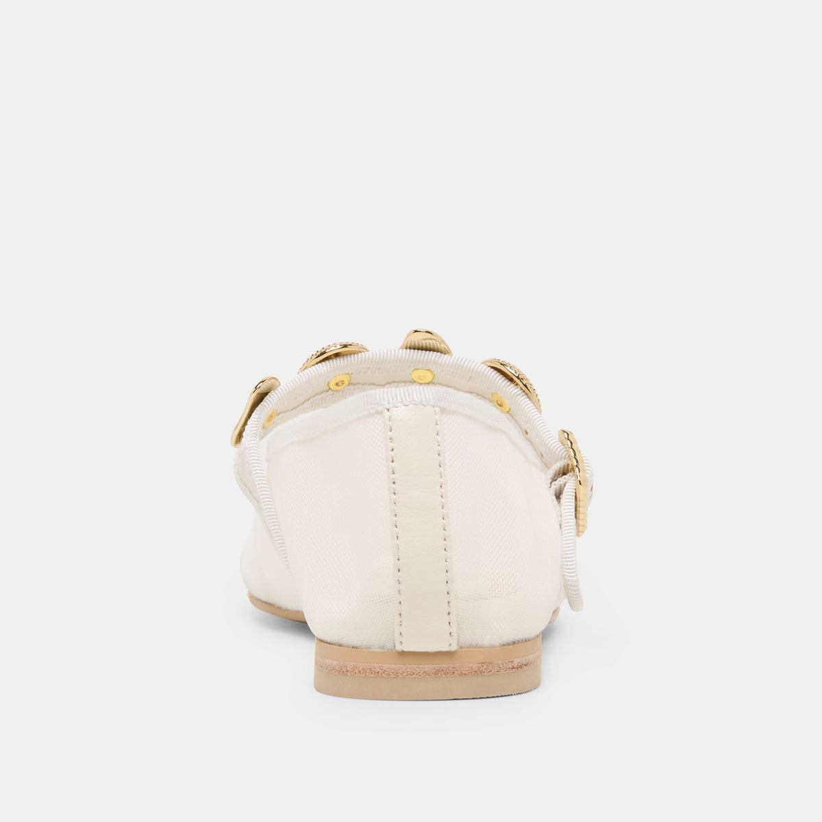 Dolce Vita SHOES Relan Mesh White Mesh Ballet Flats