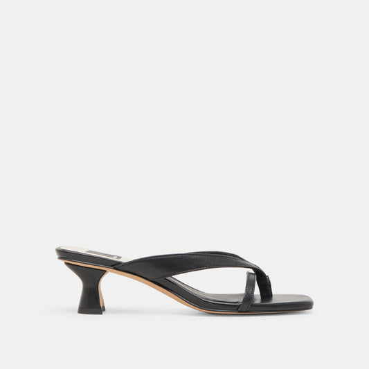Dolce Vita SHOES BREVEL WIDE HEELS ONYX LEATHER
 – Dolce Vita