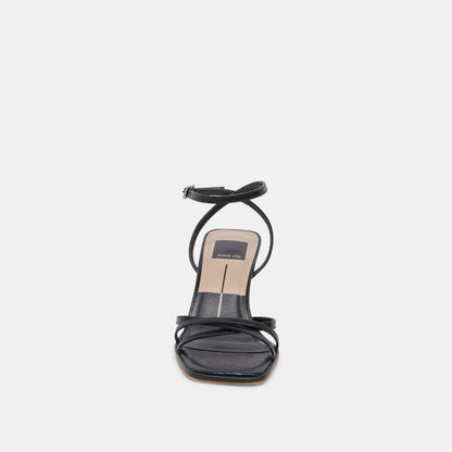 Dolce Vita SHOES Manji Wide Midnight Patent Leather Heels