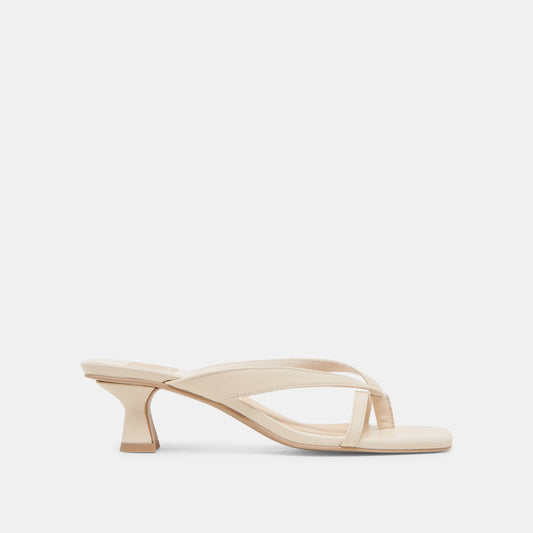 Dolce Vita SHOES Brevel Wide Bone Leather Heels
