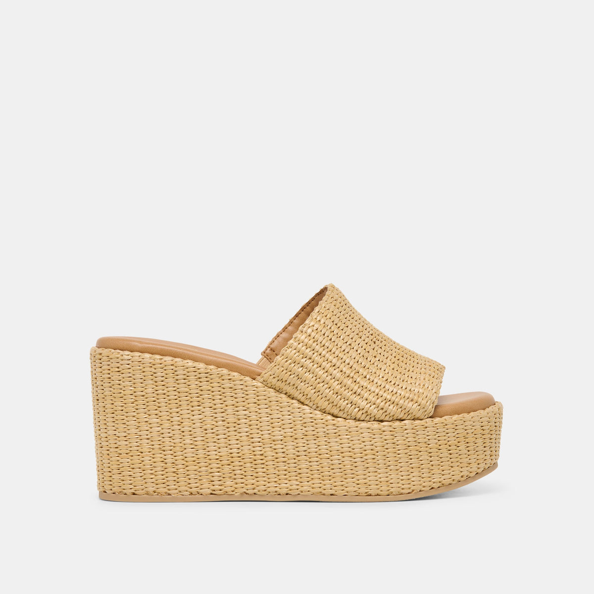 Dolce Vita SHOES Joclyn Wide Lt Natural Raffia Wedges