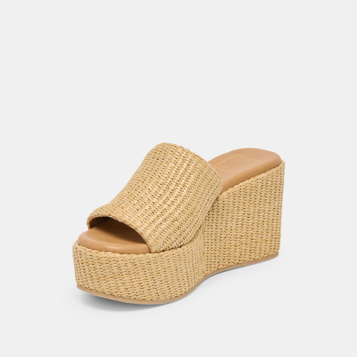 Dolce Vita SHOES Joclyn Wide Lt Natural Raffia Wedges