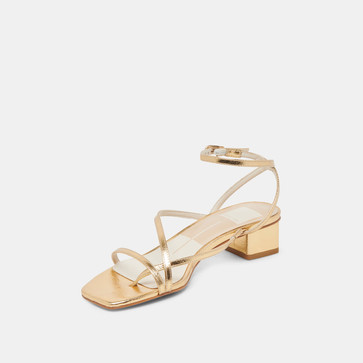 Dolce Vita SHOES Karlos Wide Gold Metallic Stella Sandals