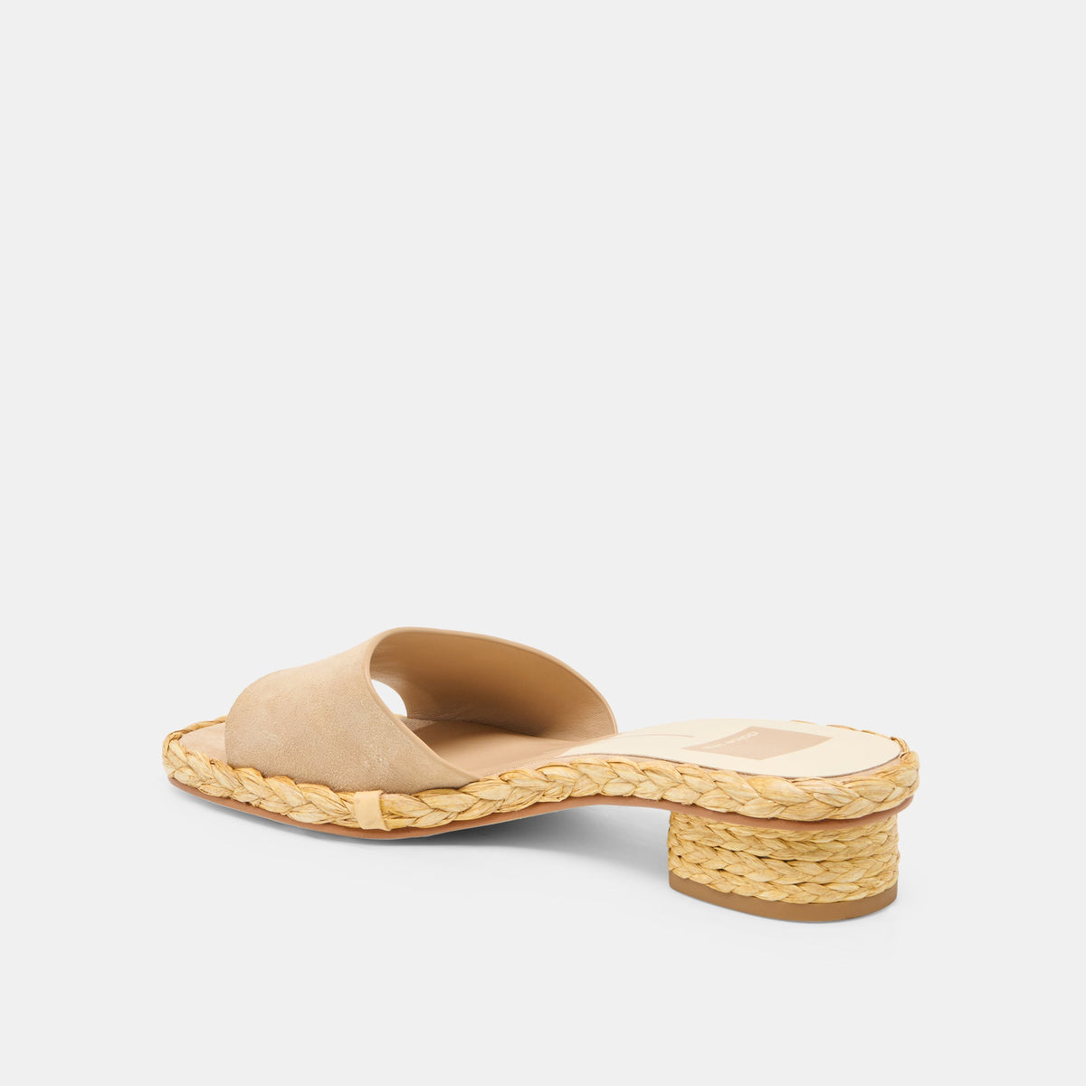 Dolce Vita SHOES Dixi Wide Camel Suede Sandals