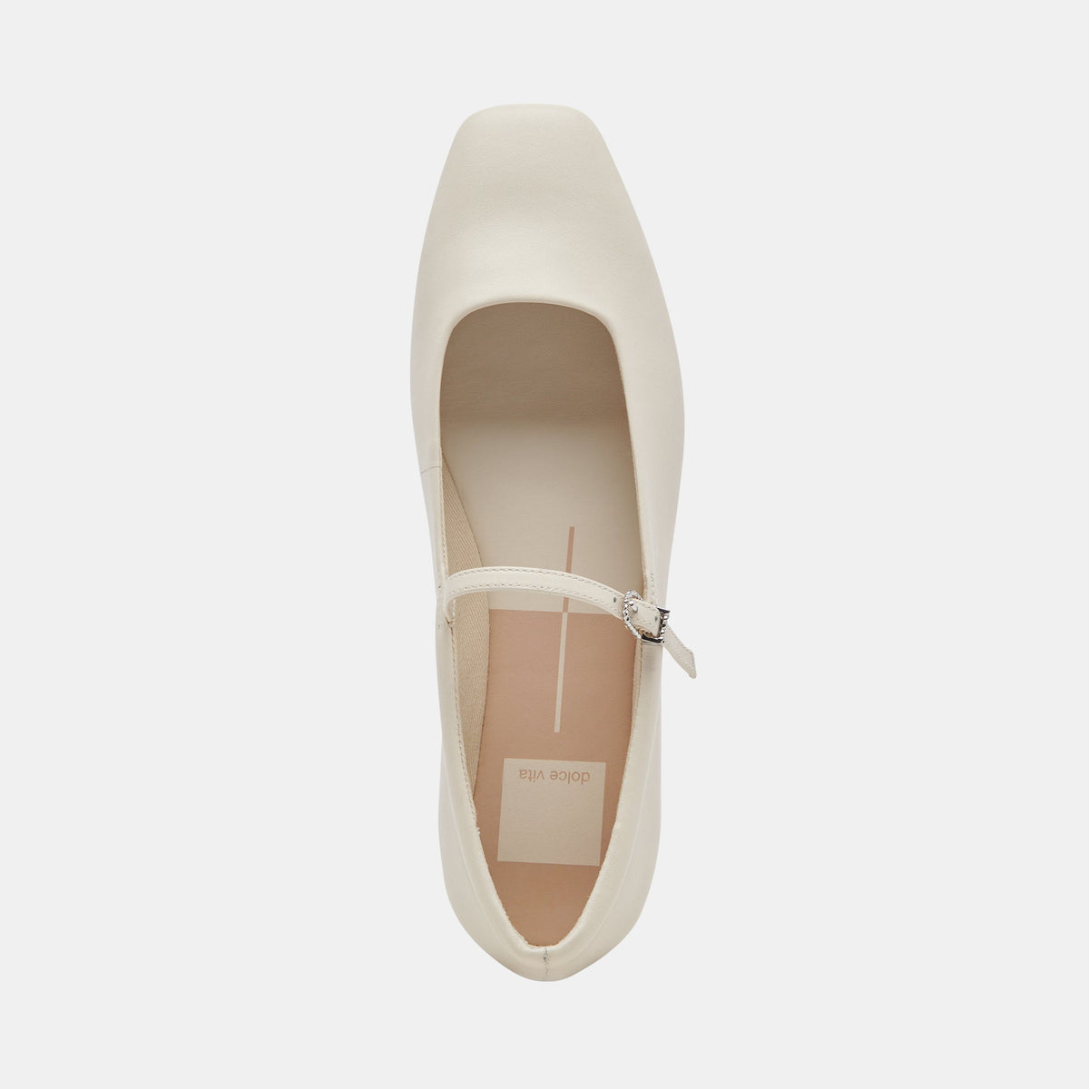 Dolce Vita SHOES Reyes Wide Ballet Flats Ivory Leather | Ivory Ballet Flats
 – Dolce Vita