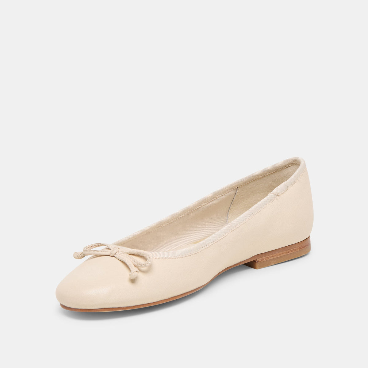 Dolce Vita SHOES Ritla Wide Bone Leather Ballet Flats